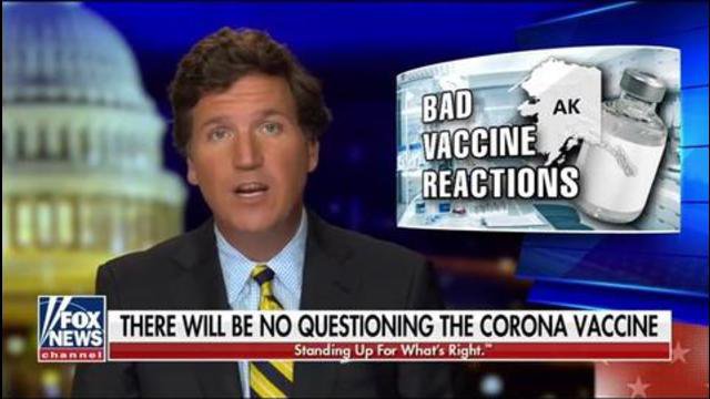 Tucker Carlson Rips Glitzy Wuhanvirus Vaccine Marketing Campaign