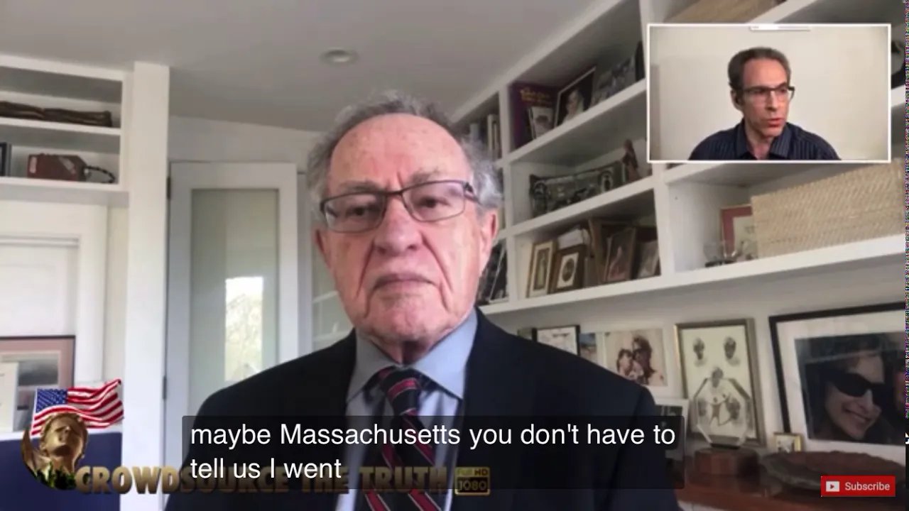 Alan Dershowitz — “You have no right NOT to be vaccinated” — Interview by CrowdSourceTheTruth