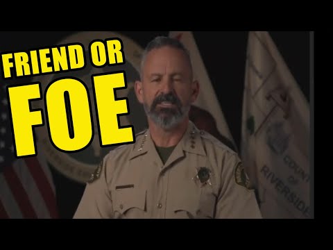 People Turned Their Minds Off on This – Riverside County Sheriff Slams Newsom: Is He FRIEND or FOE?