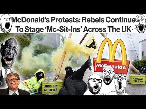 Vegan McActivist Rebels want HUMAN EXTERMINATION & Plaunt-Based McDonalds (fOr tHe aNiMoLeZ)