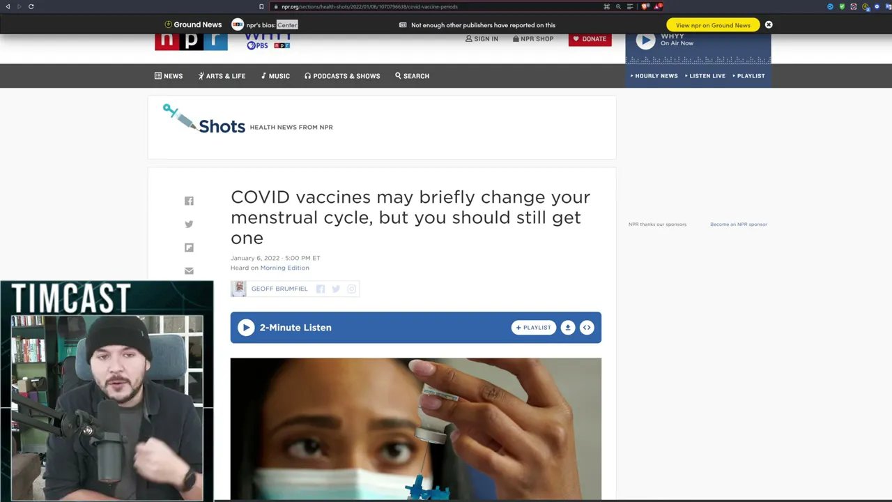 New Study CONFIRMS COVID Vaccine Affecting Women’s Menstrual Cycles, CDC Says NOT To Worry