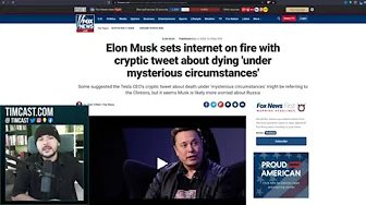 Elon Musk Tweets That HE MIGHT DIE Under Mysterious Circumstances Sparking Clinton Theories & Memes