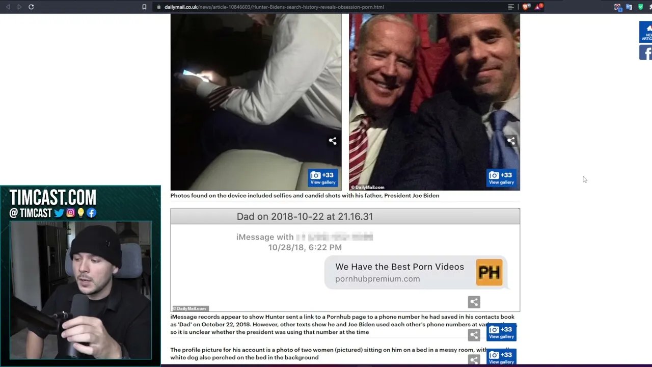 Hunter Biden’s LEAKED Search History EXPOSES Joe Biden, They SHARED PHONES And Sent Adult Content