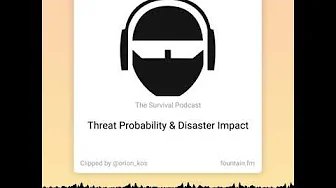 Threat Probability and Disaster Impact from TSPC Epi-178 (Rewind)