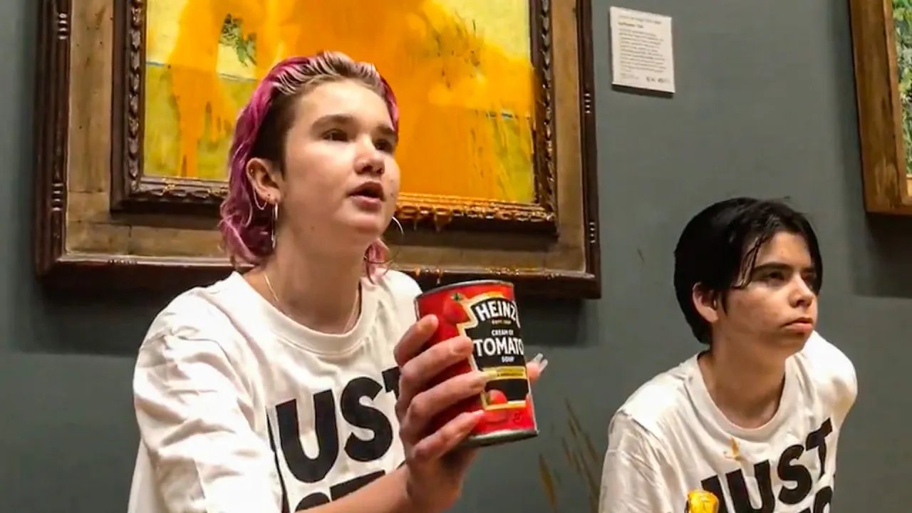 Throwing Tomato Soup on Historic Art Is Not Activism