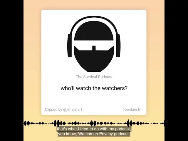 Who will Watch the Watchers – Gabriel Custodiet – From TSPC Epi-3190