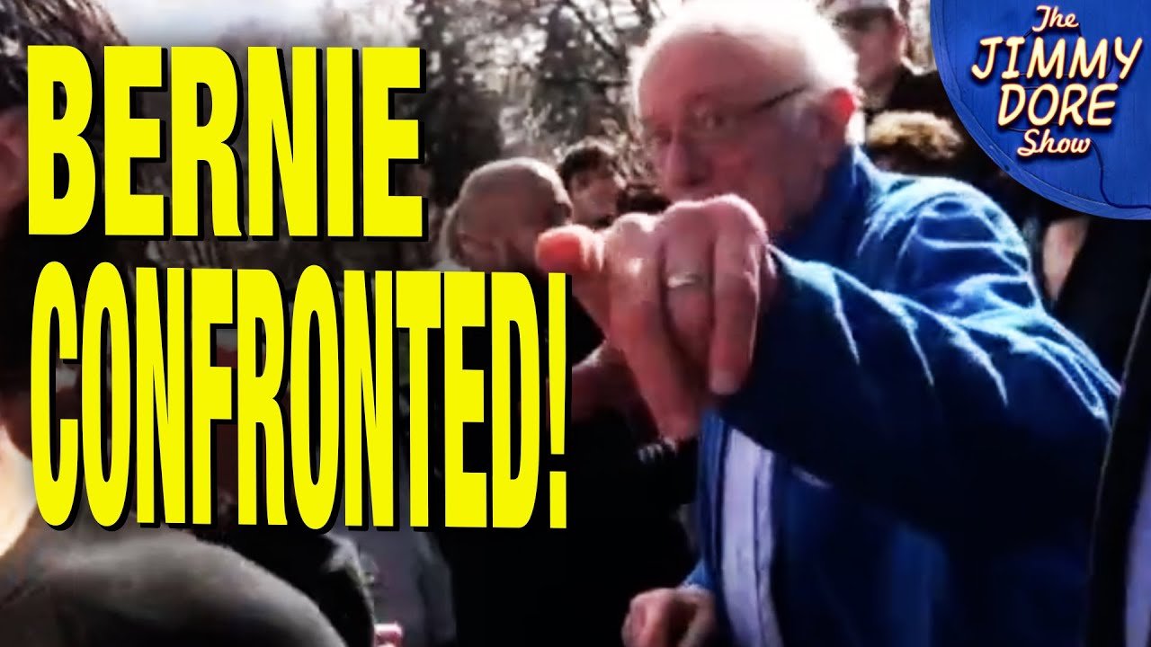 Bernie Smears Anti-War Protesters At Rally