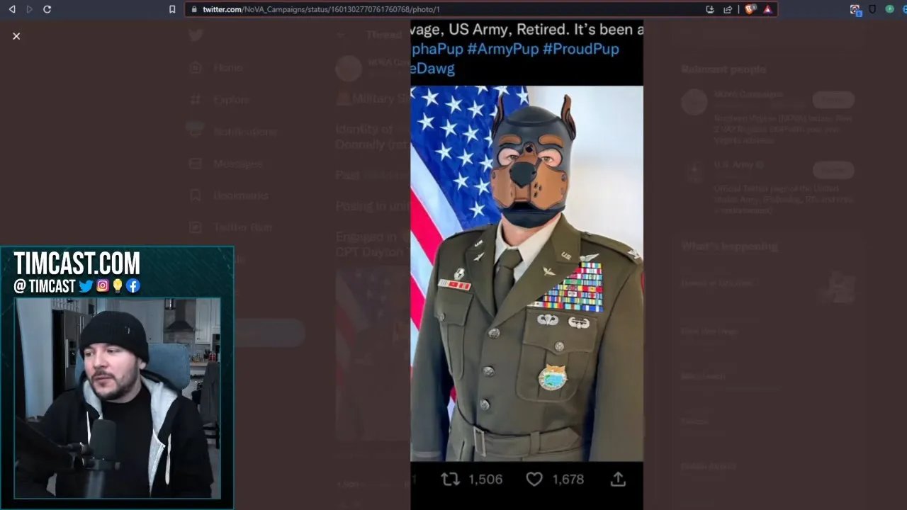 US Army Personnel In Gay Dog Fetish Gear Face COURT MARTIAL, Army Gets WOKE GOES BROKE