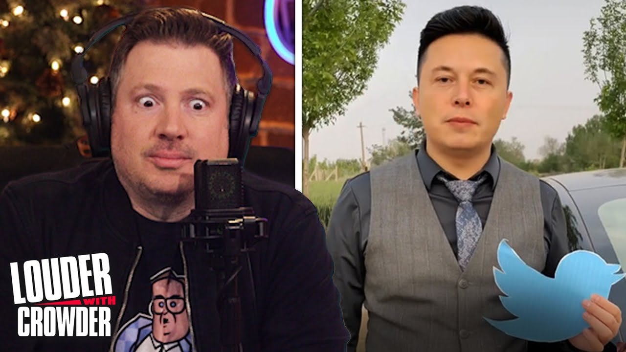 YE CALLS OUT ELON MUSK FOR BEING A CHINESE CLONE! | Louder with Crowder 2022-12-05 15:45