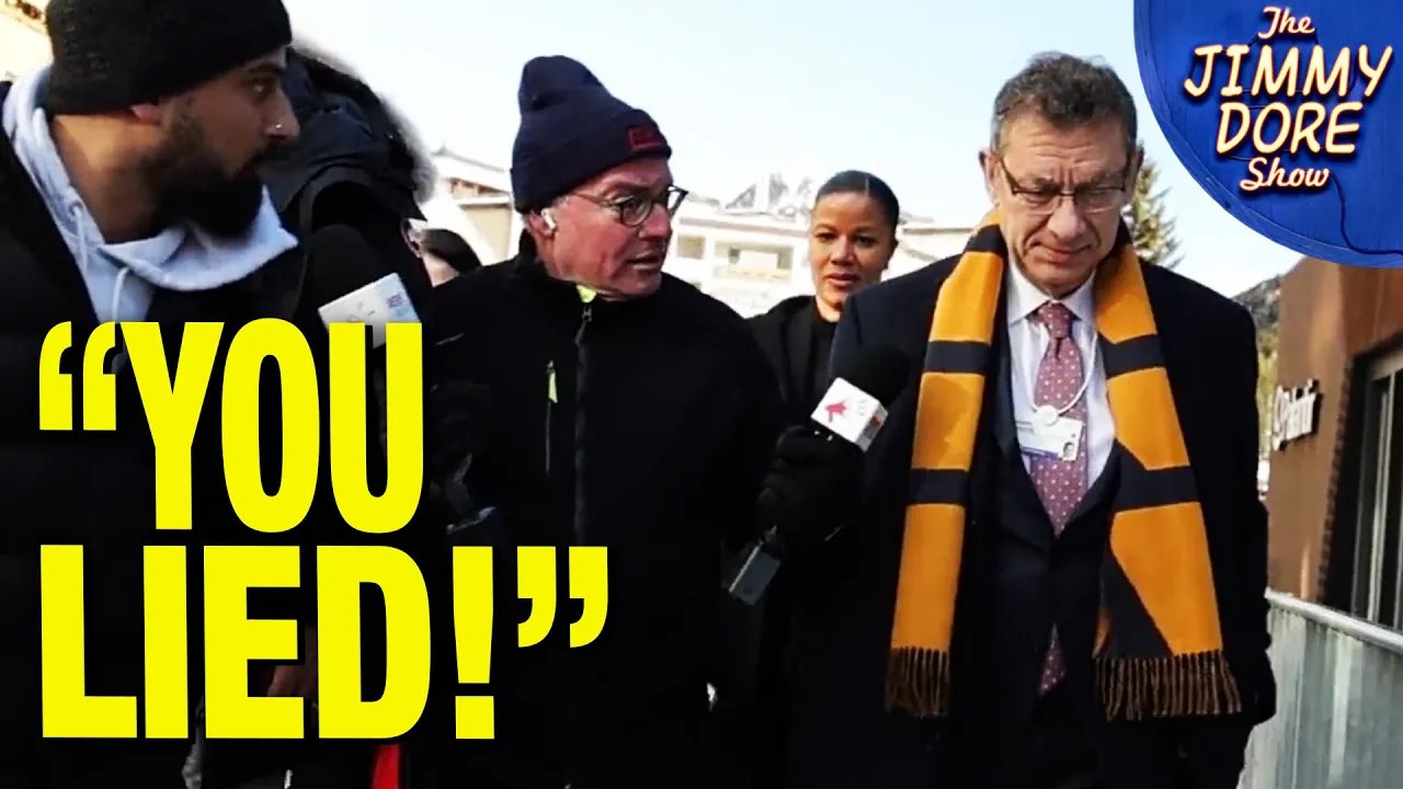 Pfizer CEO CONFRONTED On The Streets Of Davos!