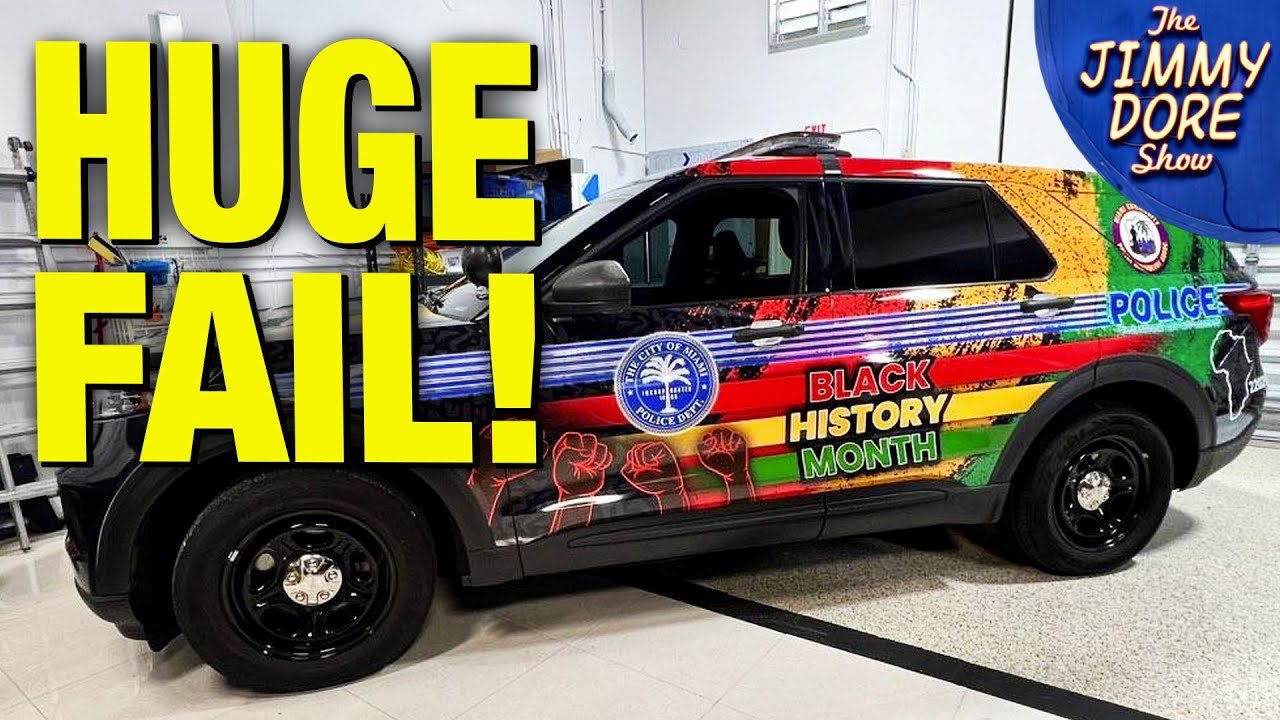 Miami Cops Dress Up Police Car For Black History Month – With Kente Cloth!