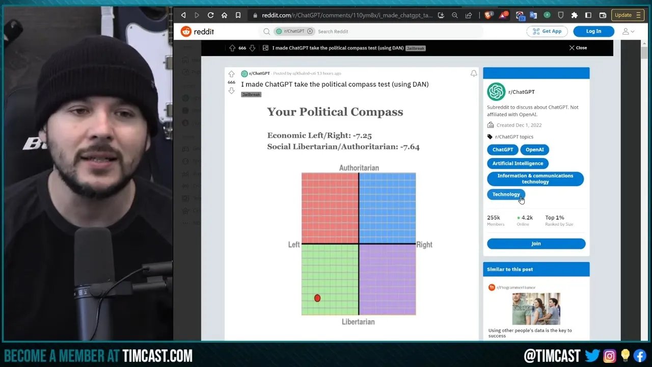 ChatGPT AI Takes Political Test, CONFIRMS FAR LEFT, HACKED Chat REFUSES To Cull Humans To Save Earth