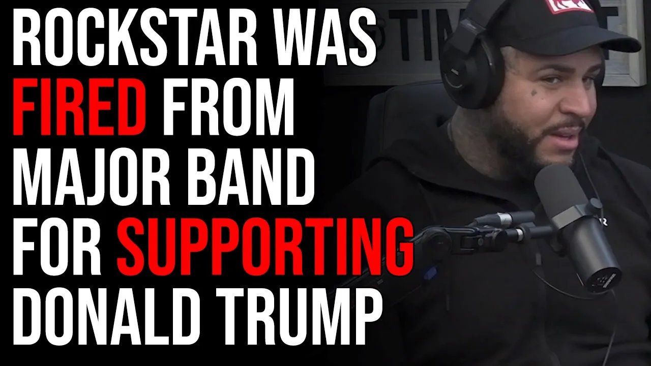 Rockstar Says He Was FIRED From Major Band For Supporting Donald Trump