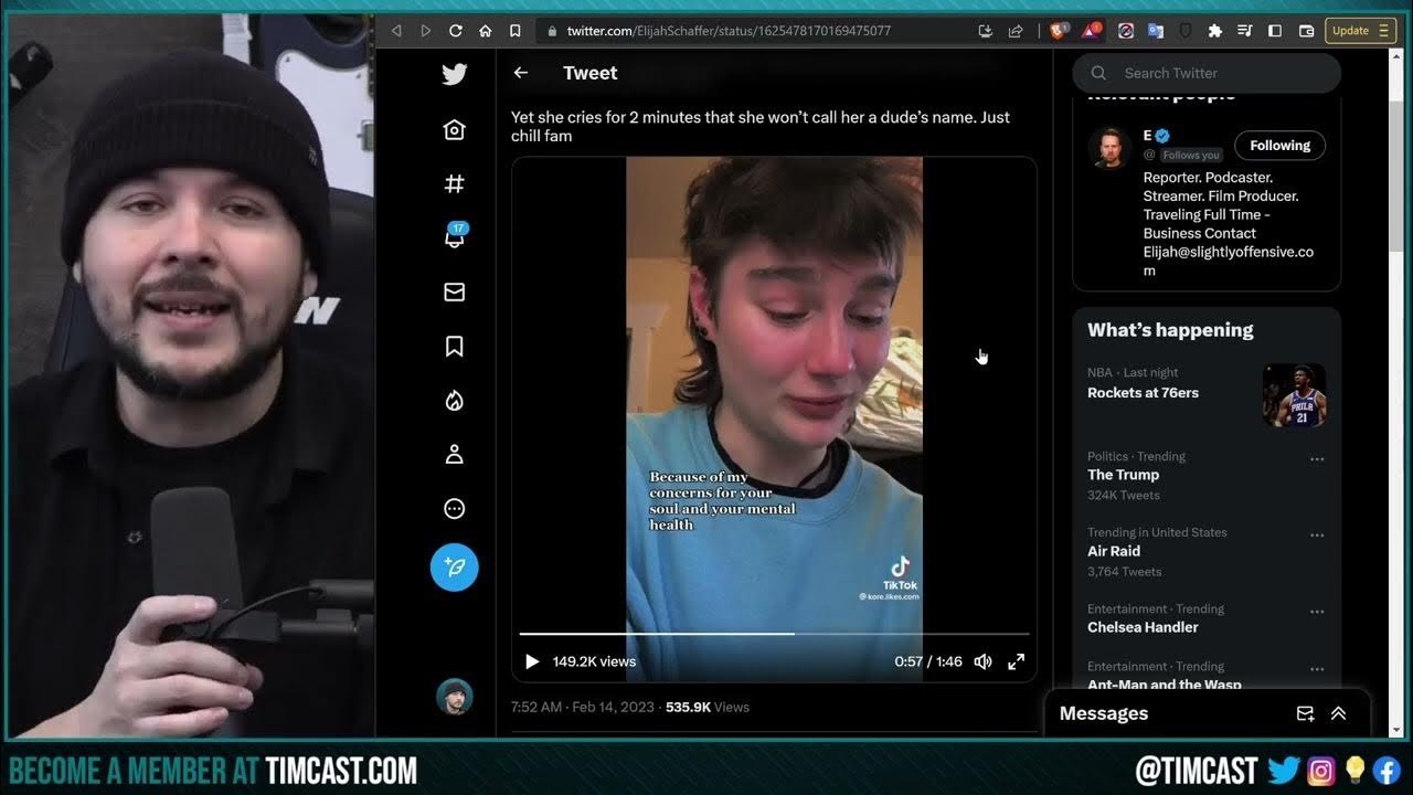 TikTok Girl CRIES Because Nana REFUSES To Call her MIKE, Humans Are Being Domesticated