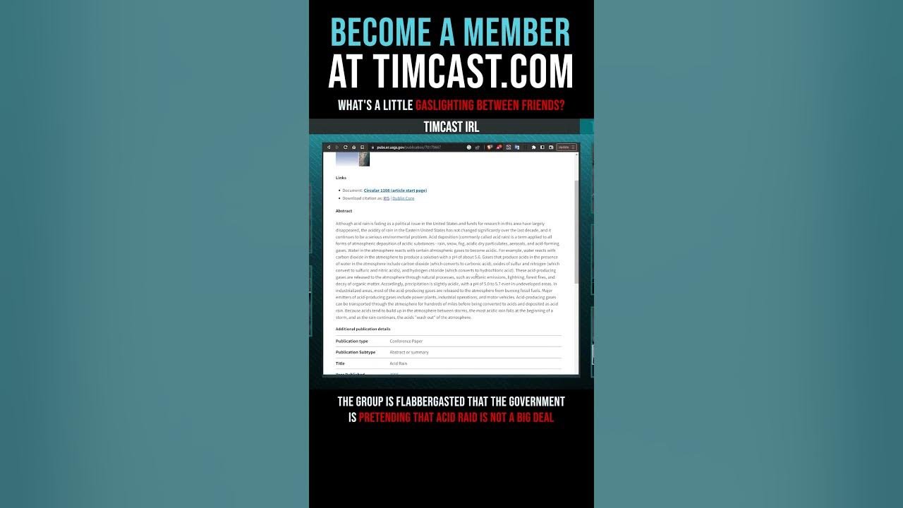 Timcast IRL – What’s A Little Gaslighting Between Friends? #shorts