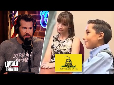 Gadsden Flag Controversy: Woke School Tries Treading on Based 12-Year-Old! | Louder with Crowder