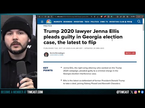 Trump Lawyer Jenna Ellis PLEADS GUILTY In RICO Case, BETRAYS TRUMP, Cries And BEGS Judge For Mercy