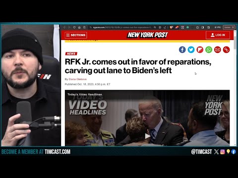 RFK Jr Endorses REPARATIONS Signaling He Will SPIKE DEMOCRATS In 2024, Democrats Think TRUMP Is Hurt