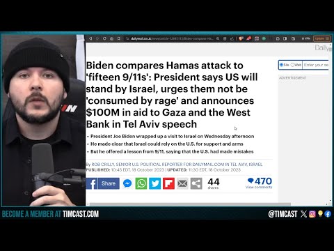 Biden Announces $100M In Funding To GAZA, Essentially PAYING Hamas For Terror In Israel
