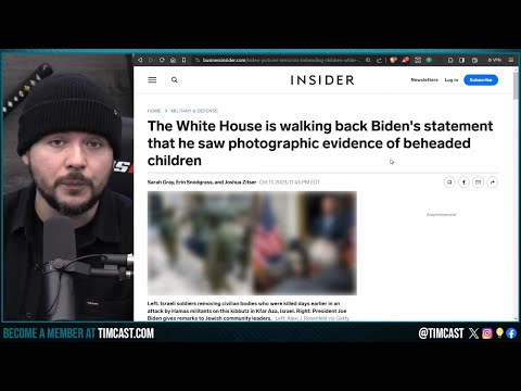 Biden CAUGHT LYING About Seeing Hamas Beheading Children In Israel, White House LOST All Credibility