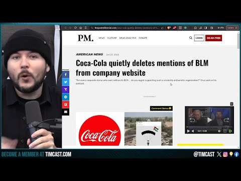 Coca Cola DELETES BLM From Website After Supporting Hamas, GET WOKE GO BROKE In WORST Possible Way