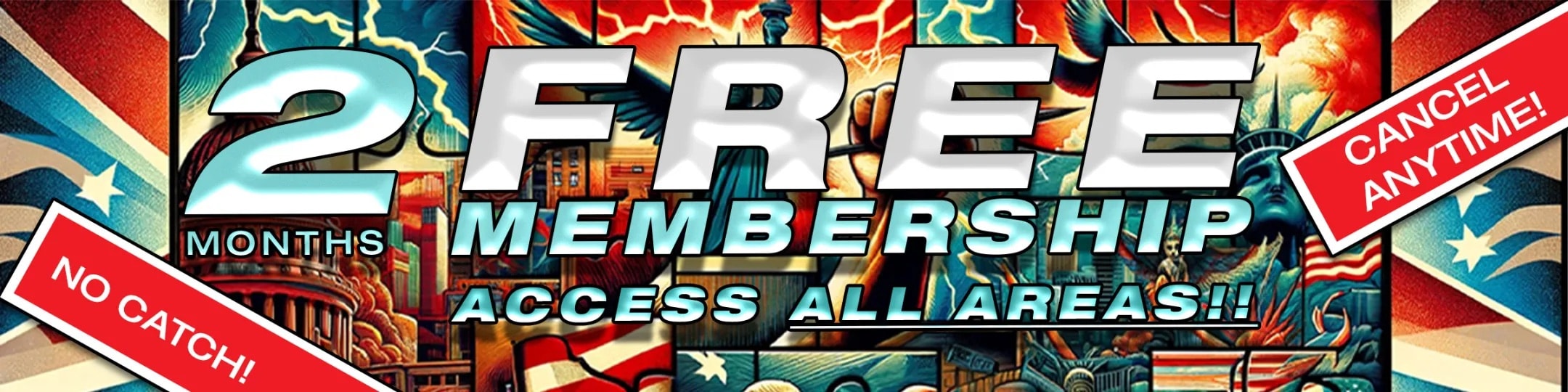 2 Months FREE Membership - Access All Areas!!
