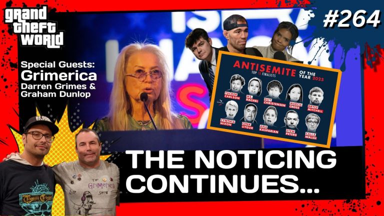 Grand Theft World Podcast 264 | The Noticing Continues… with Guests Grimerica Darren Grimes & Graham Dunlop
